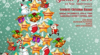 Stars celebrate 1st anniversary of Greenfield District’s Sunset Fair with a Celebrity Christmas Bazaar