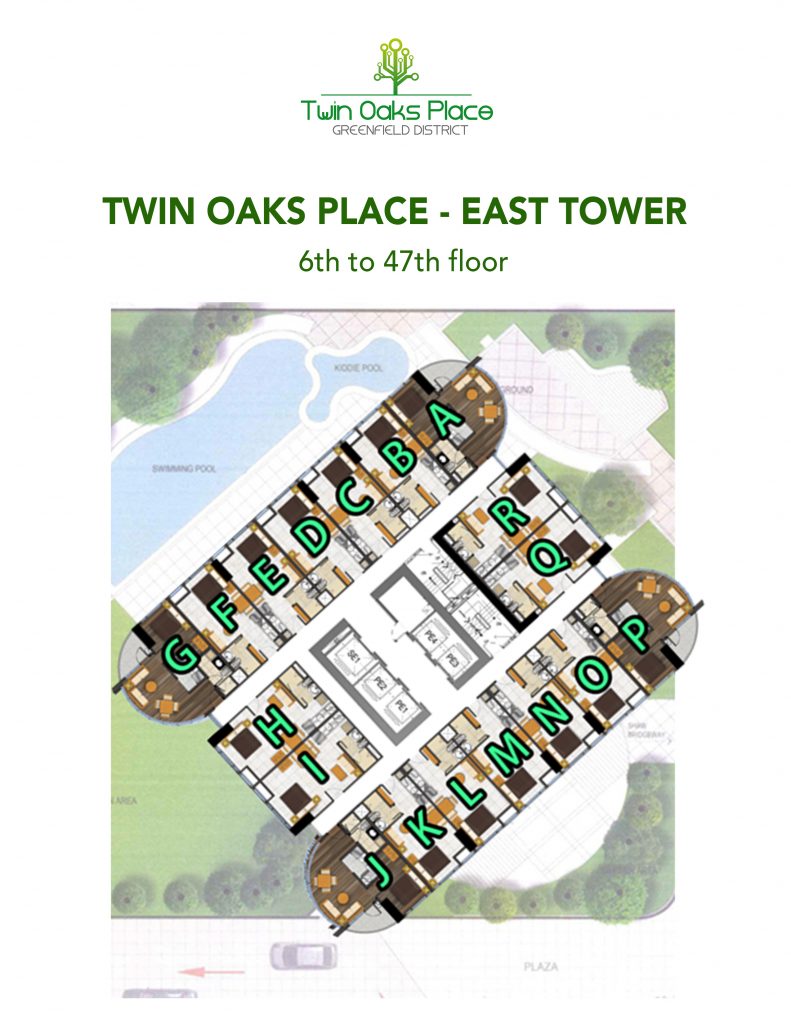 TOP East Floorplan 6th to 47th