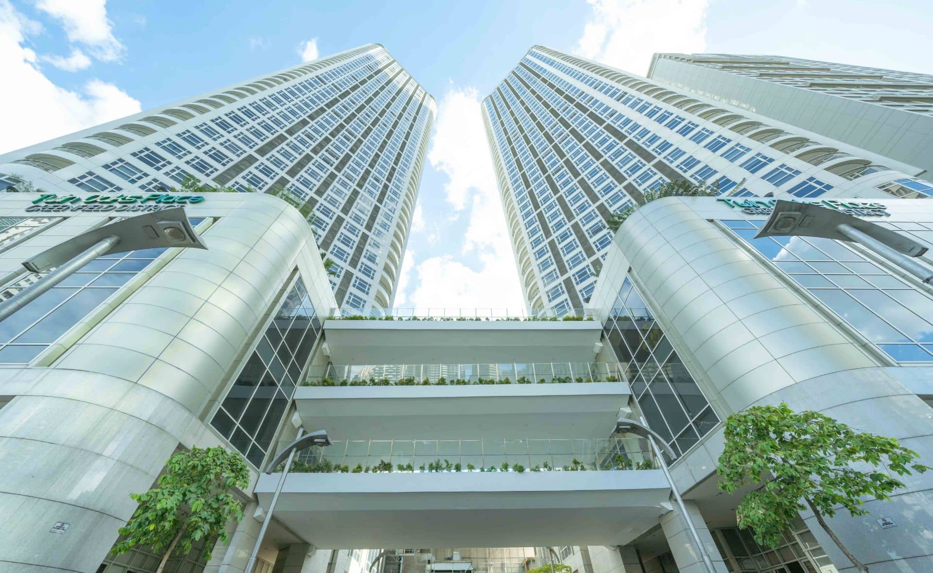 Twin Oaks Place building facade